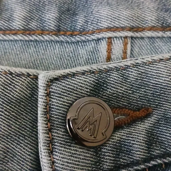Moncler Denim Jeans with Logo Patch